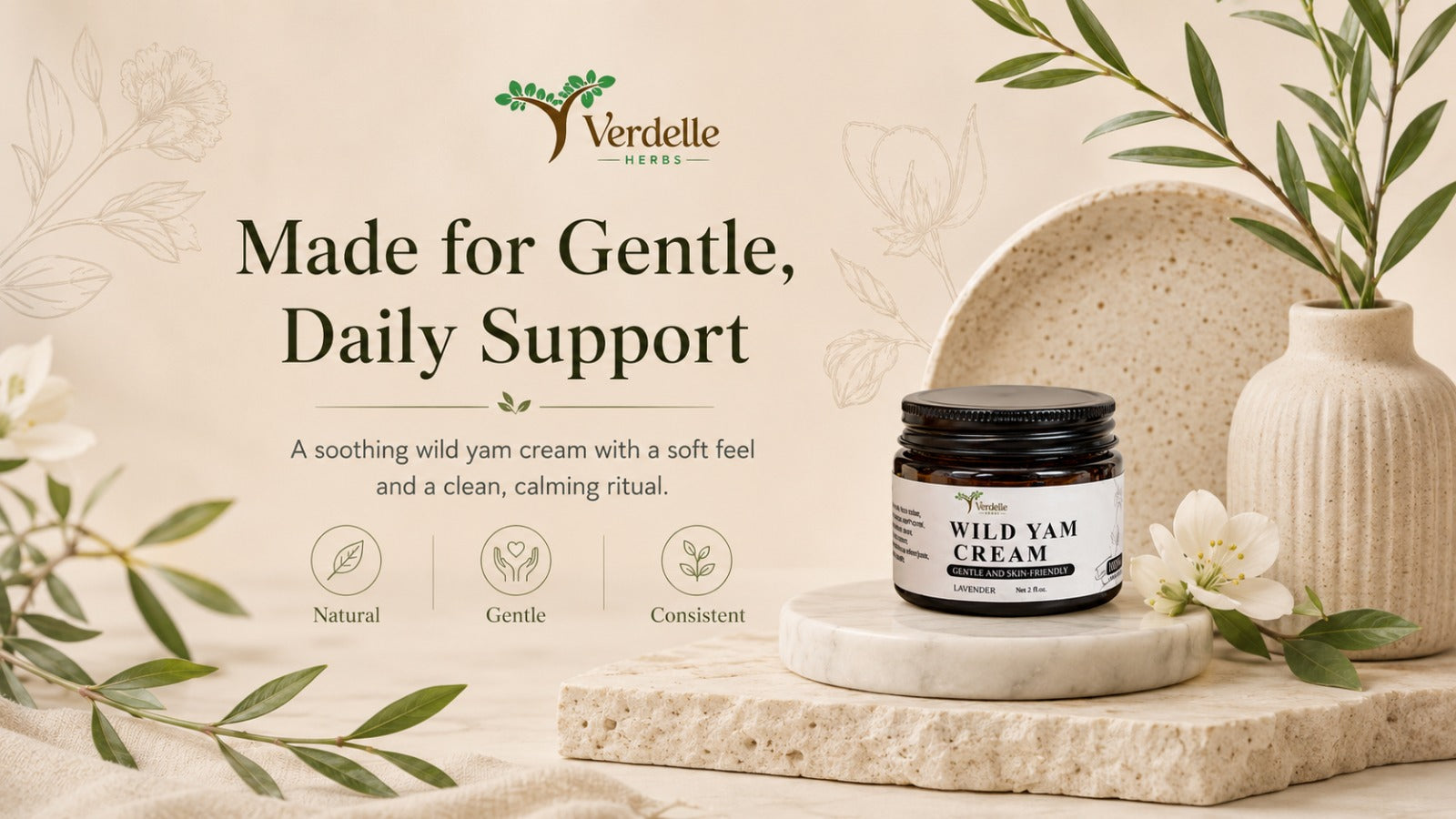 Verdelle Wild Yam Cream
